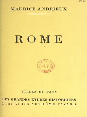 cover image of Rome